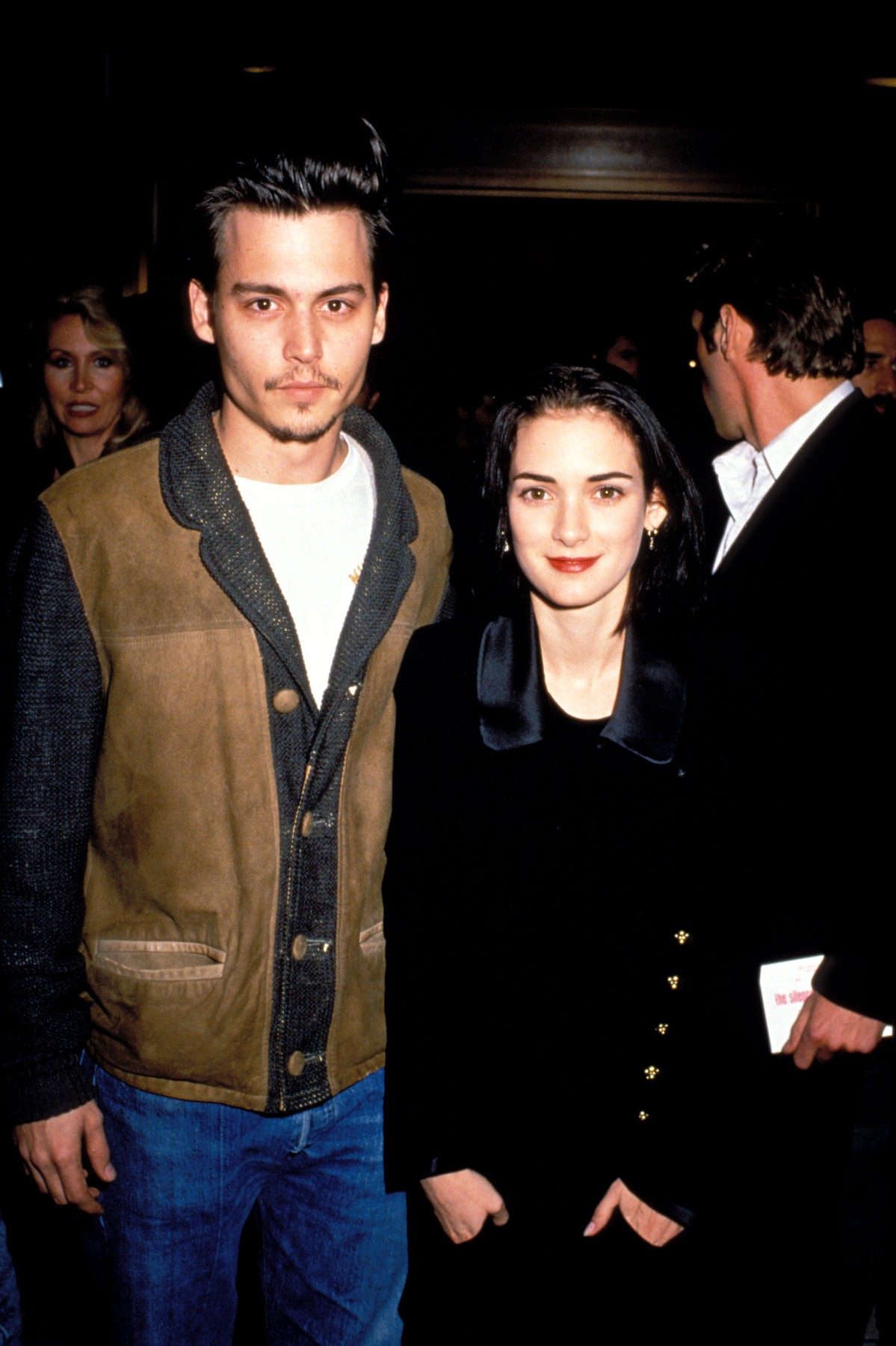 Nov 07, 2002; Los Angeles, CA, USA; File photo. Date unknown. Oscar-nominated actress WINONA RYDER was found guilty of shoplifting charges on 11/06/02. A six-man, six-woman jury found her guilty of grand theft and vandalism but not guilty of commercial burglary. The 31-year-old star of 'Girl, Interrupted' was charged with grand theft, burglary and vandalism for allegedly stealing more than ,500 worth of merchandise from the Saks Fifth Avenue store on December 12, 2001. Ryder will return to court for sentencing on Dec. 6. Picture shows Winona with former boyfriend, actor JOHNNY DEPP..,Image: 523476528, License: Rights-managed, Restrictions: , Model Release: no, Credit line: Jane Caine / Zuma Press / Profimedia